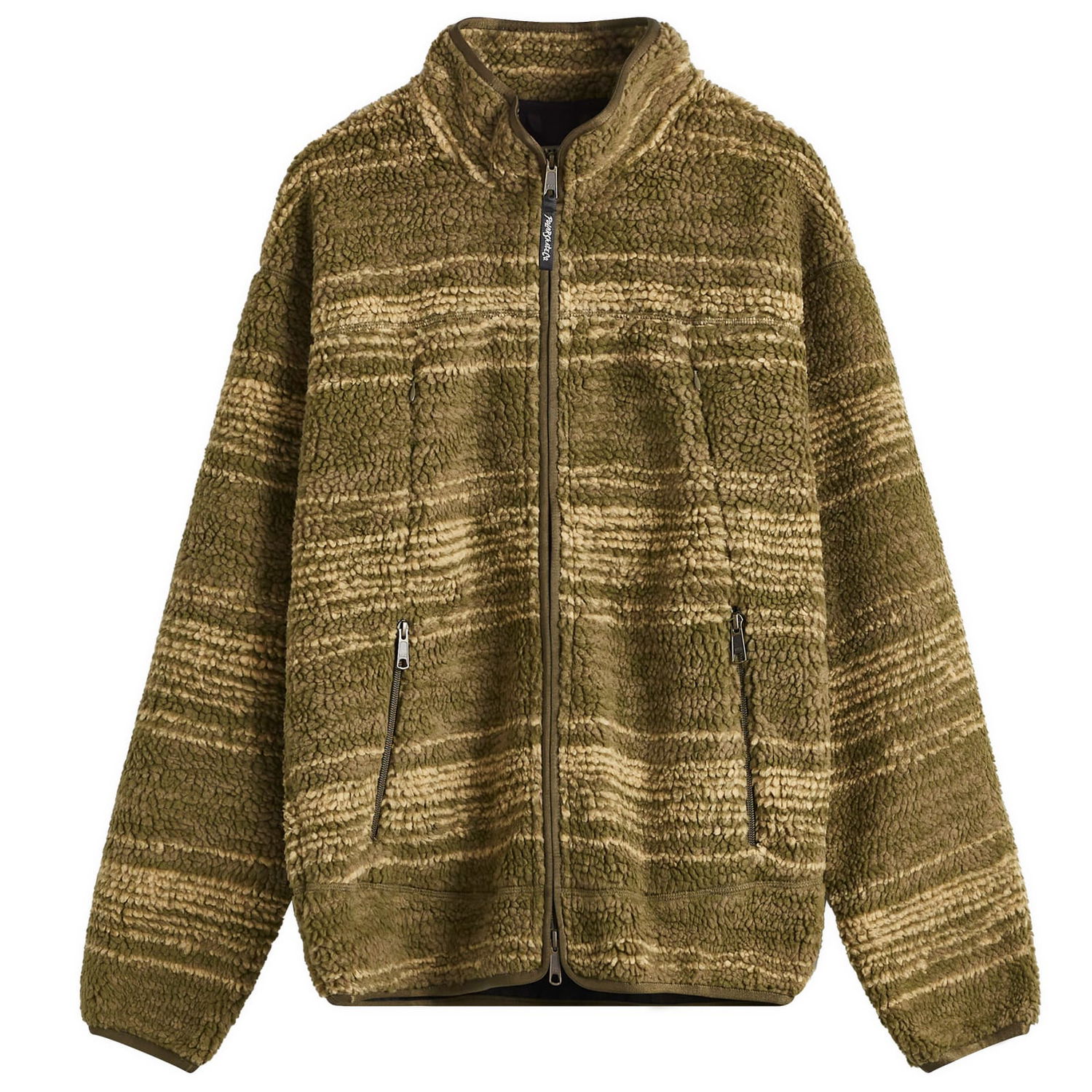 Суитчър Polar Skate Co. Fleece Jacket With Zip Closure Зелено | PSC-W24-3, 0