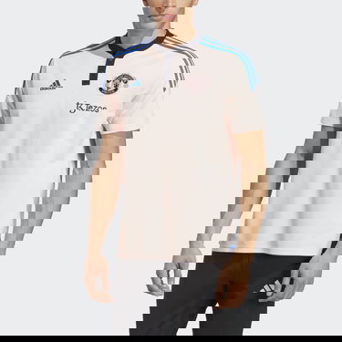 Поло тениска adidas Originals Manchester United Condivo 22 Бежово | HT4286, 5