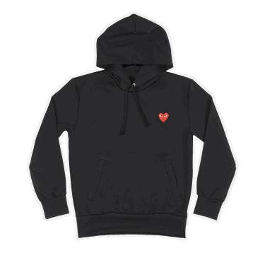 Суитчър Comme des Garçons Play Hoodie Черно | AZ T174 051 1, 0
