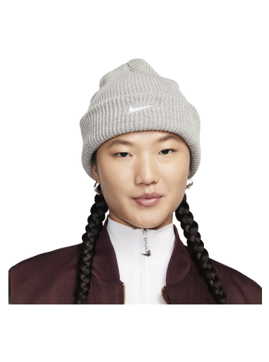 Шапка Nike Peak Tall Cuff Swoosh Beanie Сиво | FB6529-063