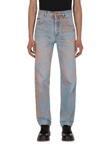 Дънки PHIPPS Spray Painted Vintage Denim Pants Синьо | GLP00046 BLUEORANGE