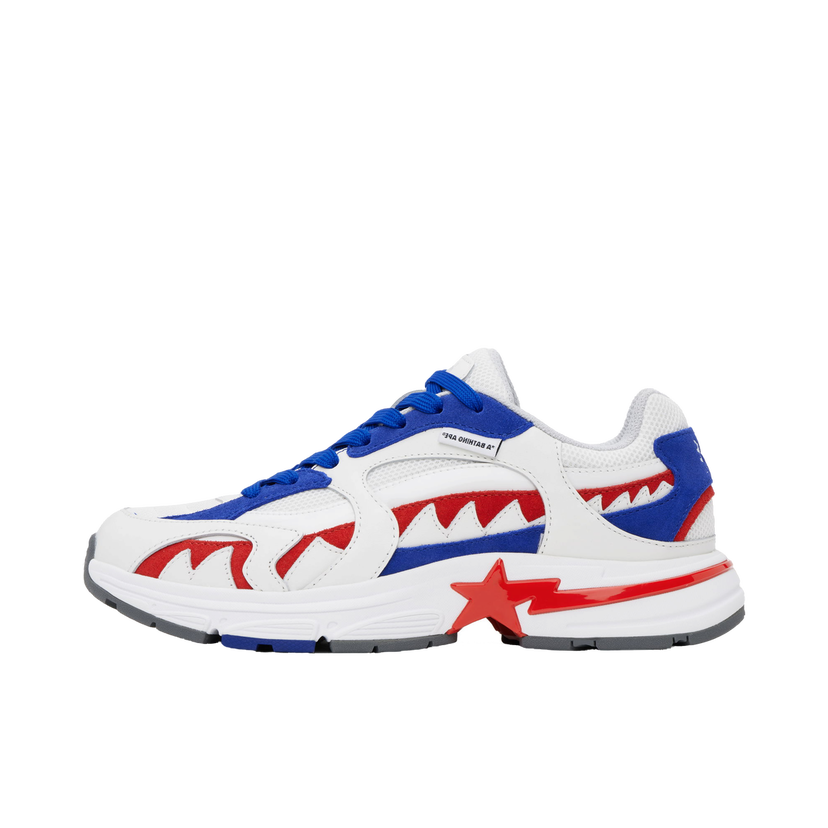 Кецове и обувки BAPE A Bathing Ape Shark STA UK M1 Бяло | 001FWK201308M