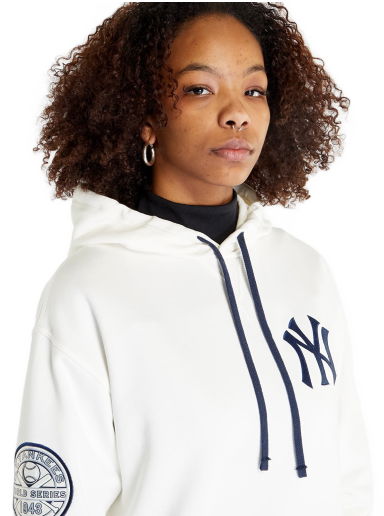 Суитчър New Era New York Yankees MLB Heritage Oversized Hoodie Бяло | 60332233