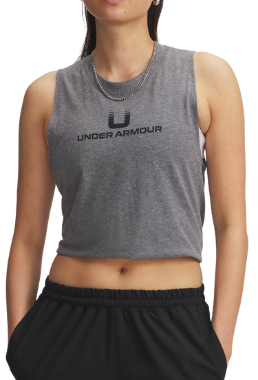 Съкратен топ Under Armour Varsity U Cropped Tank Сиво | 6006972-012, 0
