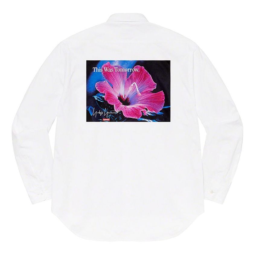Риза Supreme Yohji Yamamoto This Was Tomorrow Shirt Бяло | SUP-FW20-104, 0