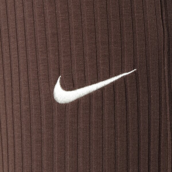 Панталони Nike W Nsw Rib Jrsy Кафяво | DV7868-237, 1