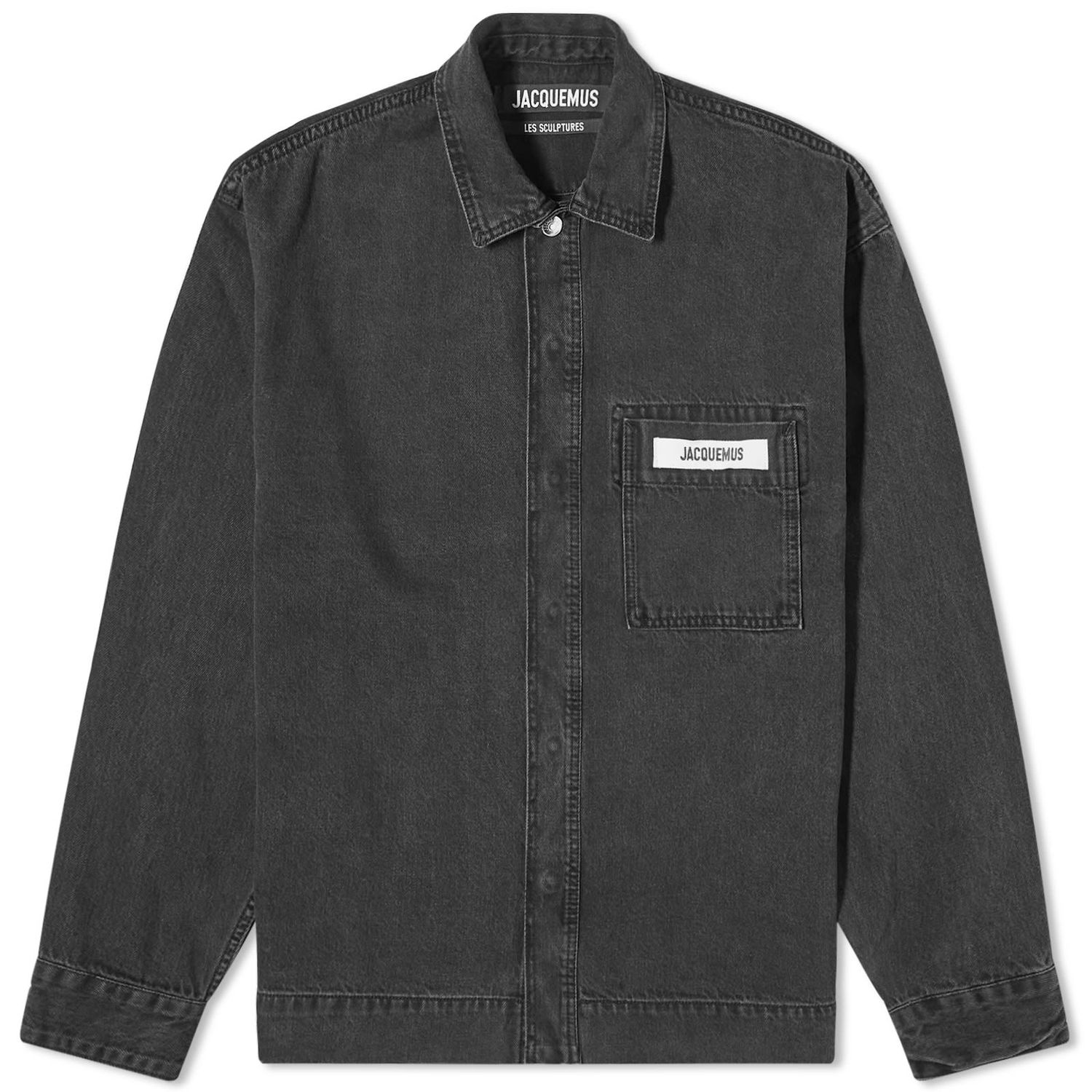 Риза Jacquemus De-Nimes Denim Overshirt Черно | 24E245DE033-1523-990, 0