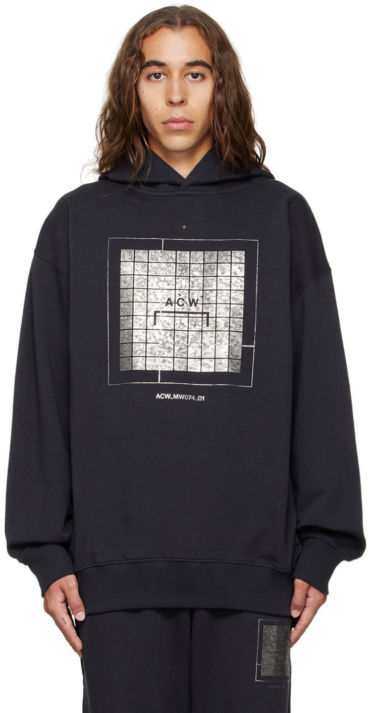 Суитчър A-COLD-WALL* Foil Grid Черно | ACWMW074, 0