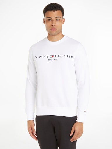 Суитчър Tommy Hilfiger Pullover Sweatshirt Бяло | MW0MW11596YBR