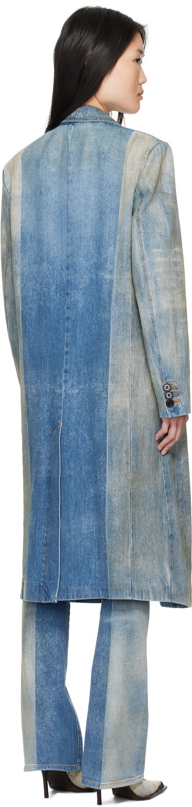 Тренчкот Diesel Denim Blazer Coat Синьо | A16830 09L04, 2