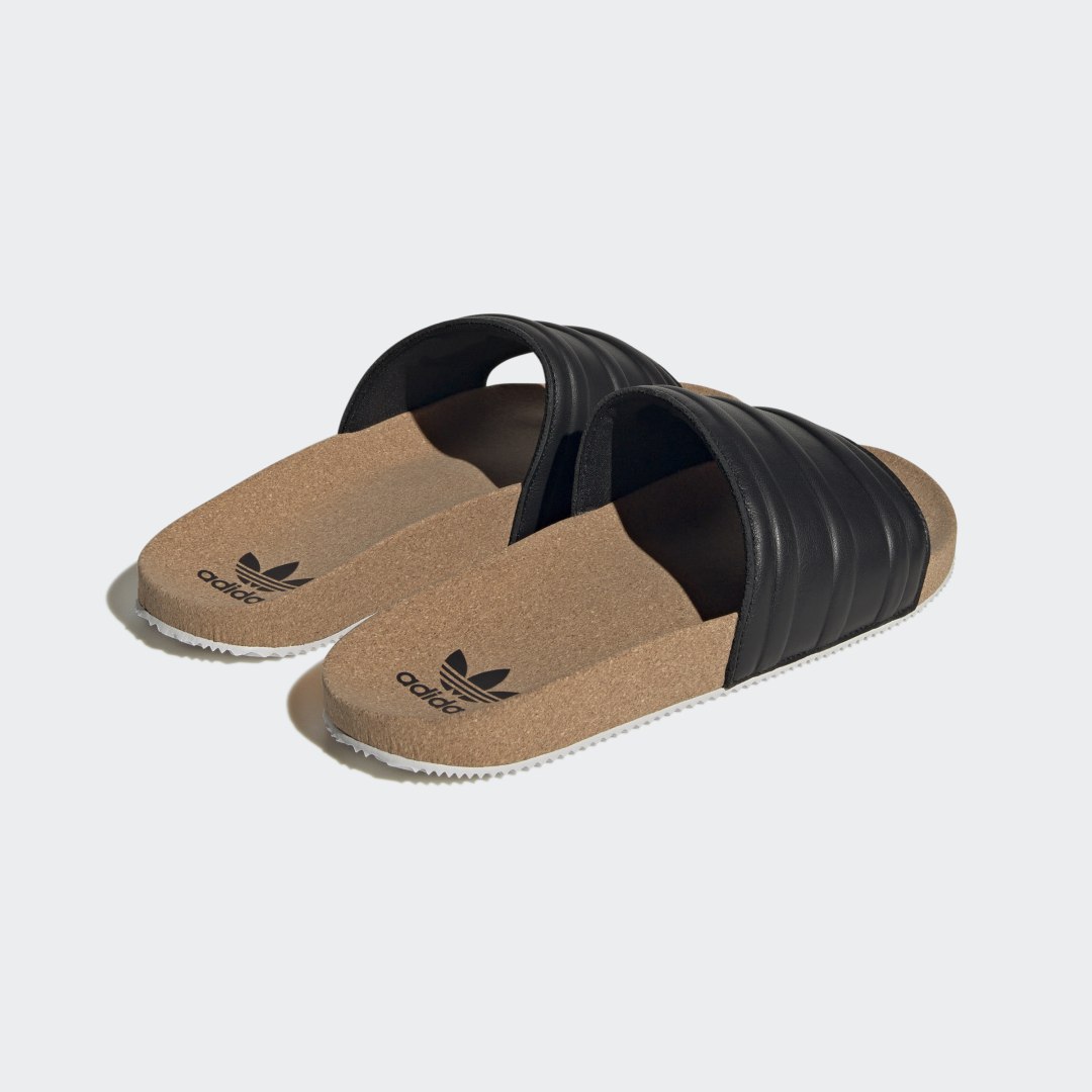 Кецове и обувки adidas Originals adilette Premium Черно | HQ1998, 1