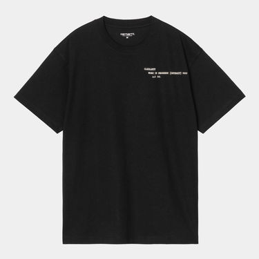 Тениска Carhartt WIP S/S Punched T-Shirt Work in Progress Черно | I036006_9, 0
