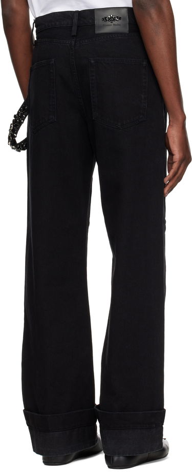 Карго панталони Simone Rocha Simone Rocha Workwear Jeans Черно | 4136B 1239, 2
