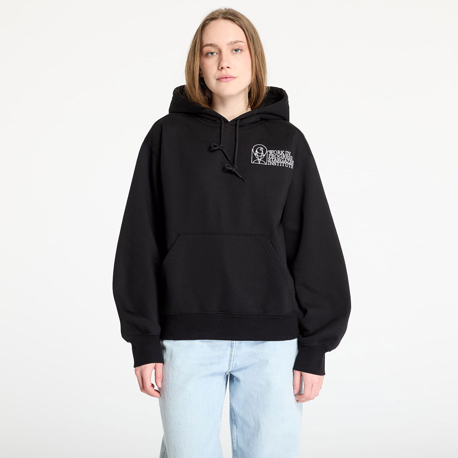 Суитчър Carhartt WIP Hooded Stargazer Institute Sweatshirt Черно | I034689.0D2XX, 1