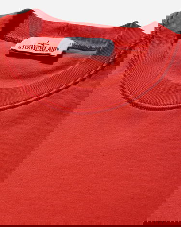 Суитчър Stone Island Garment Dyed Crewneck Sweatshirt Червено | K1S15-6100044-S0051 V008A, 4