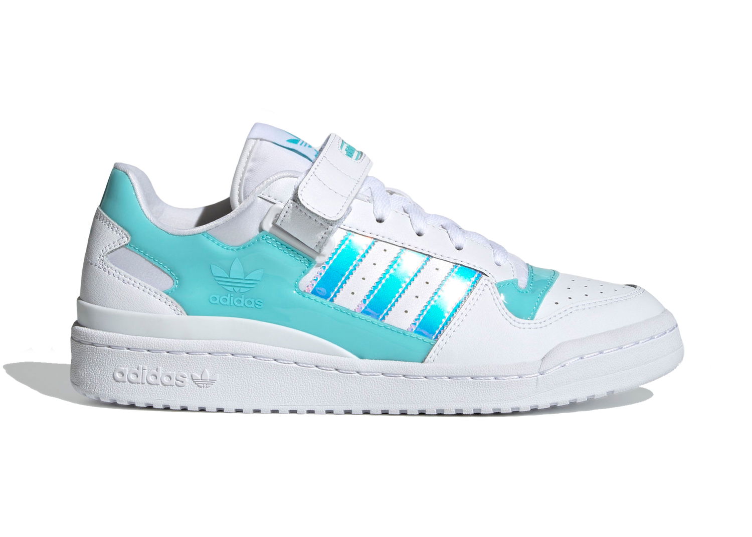 Кецове и обувки adidas Originals Forum Low Cloud White Pulse Aqua Тюркоазено | GX3398, 0