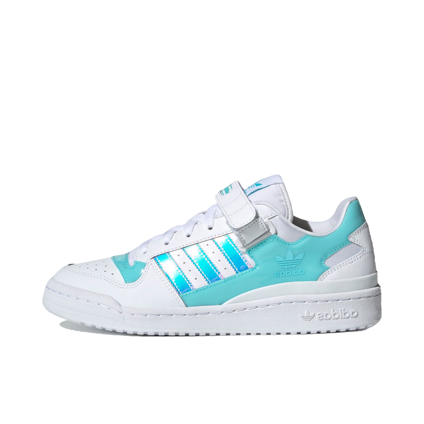 Кецове и обувки adidas Originals Forum Low Cloud White Pulse Aqua Тюркоазено | GX3398