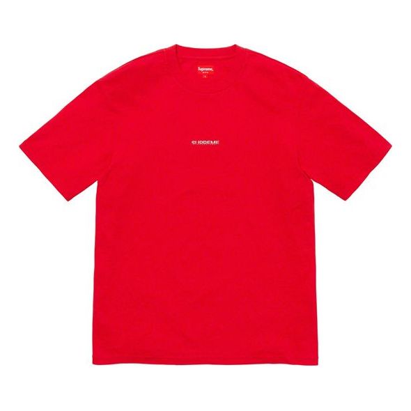 Тениска Supreme SS Top Logo T-Shirt Червено | SUP-FW19-610, 0