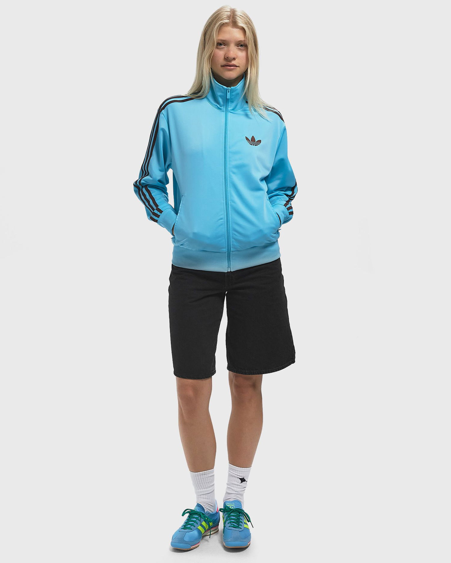 Яке adidas Performance Adicolor Classic Firebird Loose Track Jacket Синьо | JW1248, 1