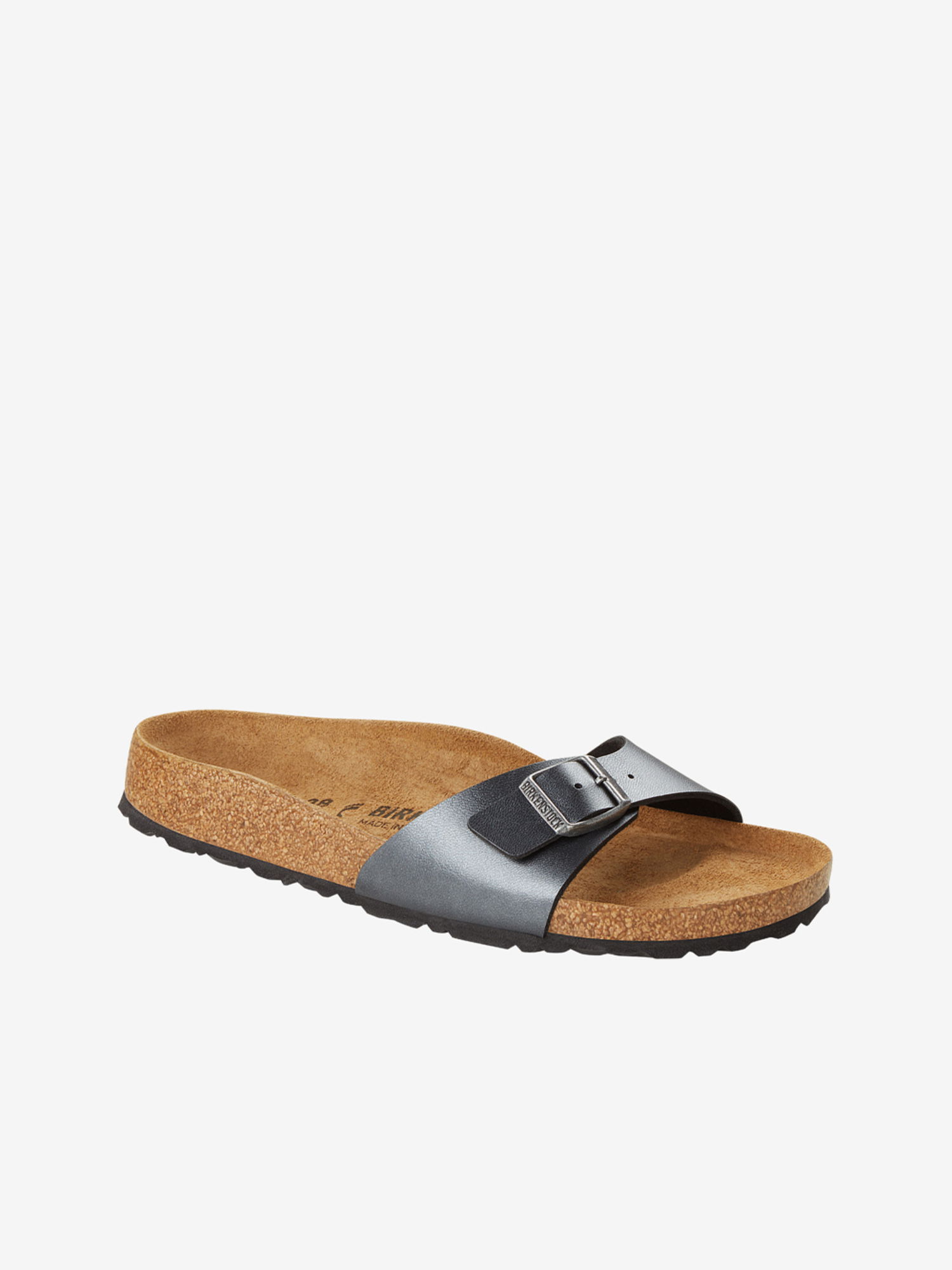 Кецове и обувки Birkenstock Madrid Сиво | 1021532_Metallic Black, 0