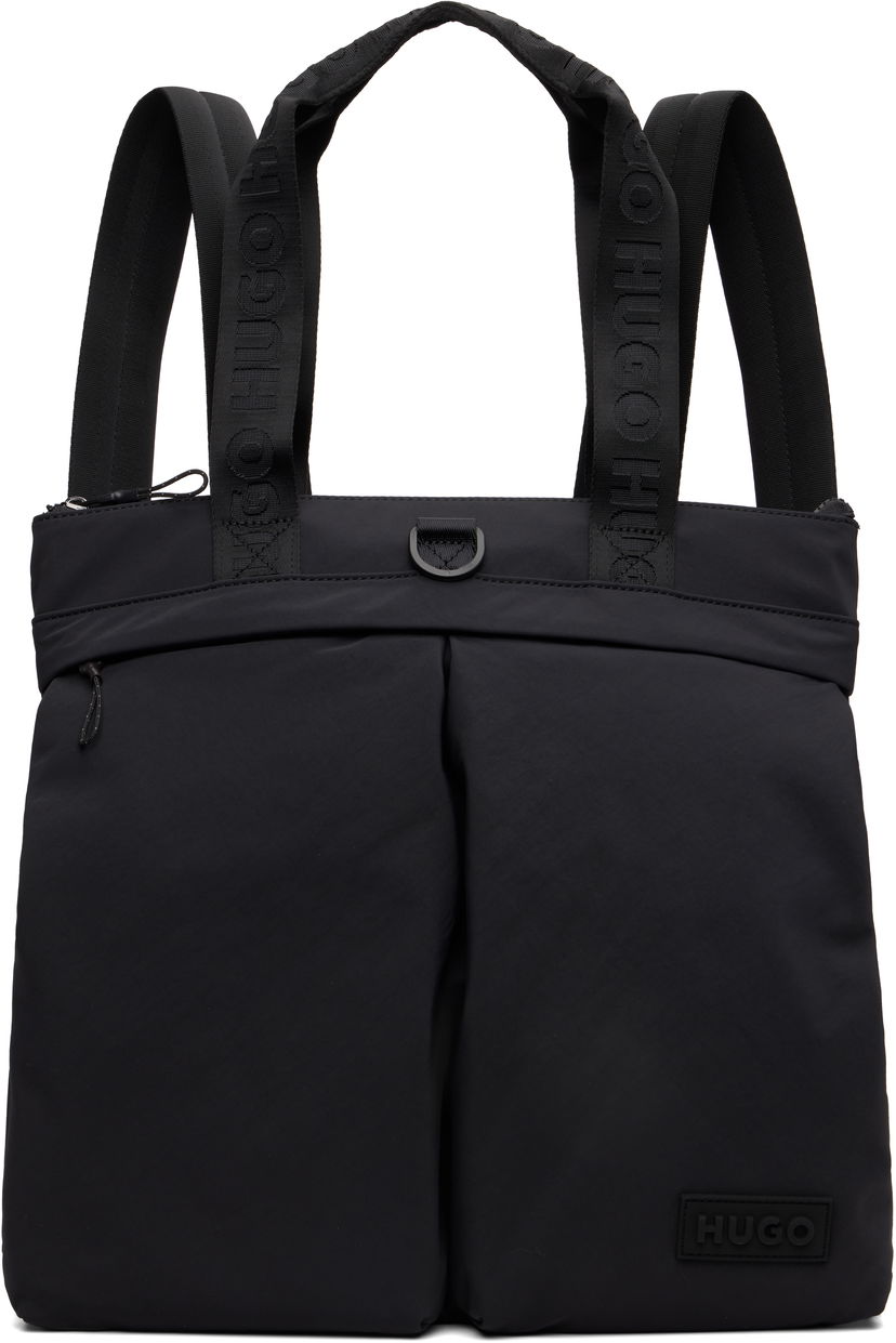 Раница BOSS Hugo 3D Logo Patch Tote Backpack Черно | 50551789
