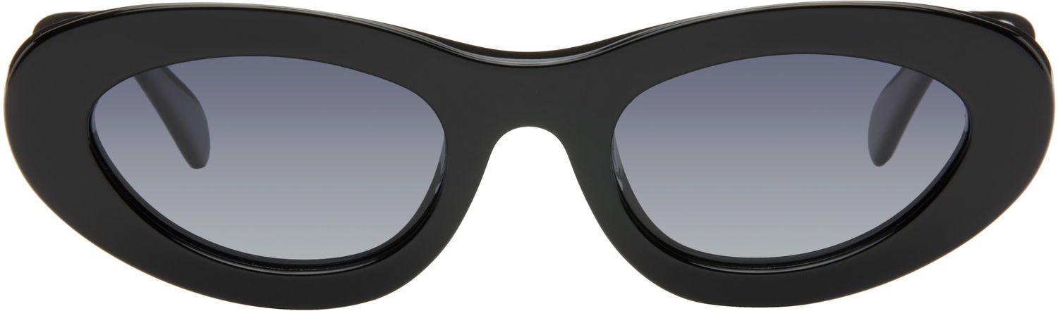 Слънчеви очила Anine Bing Roma Black Oversized Sunglasses Черно | A-12-10090-BLK1, 0