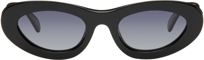 Слънчеви очила Anine Bing Roma Black Oversized Sunglasses Черно | A-12-10090-BLK1