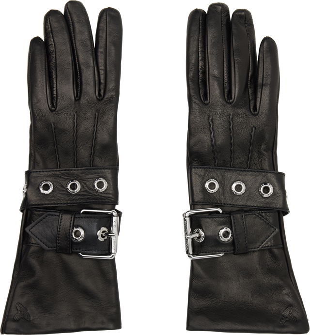 Leather Belt Buckle Gloves