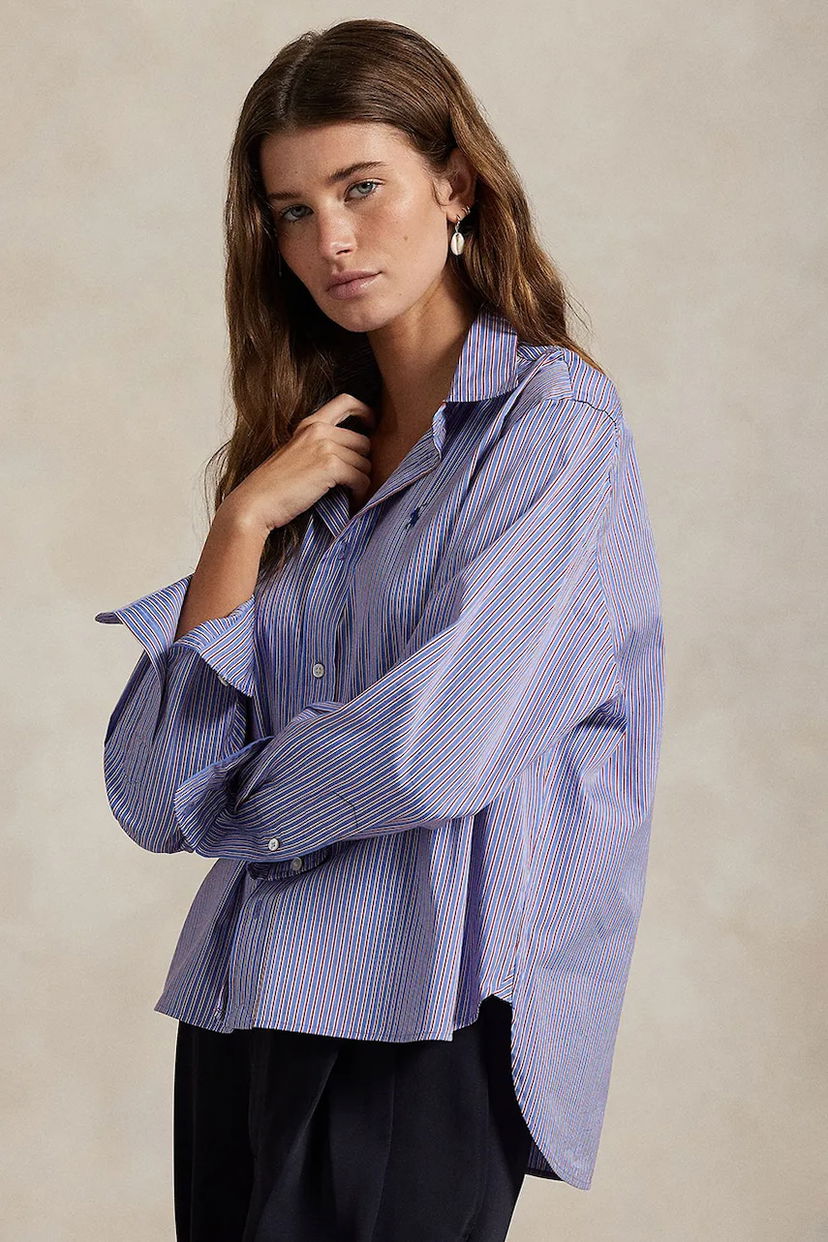 Риза Polo by Ralph Lauren Polo Ralph Lauren Relaxed Fit Striped Button-Down Shirt Синьо | 211973130
