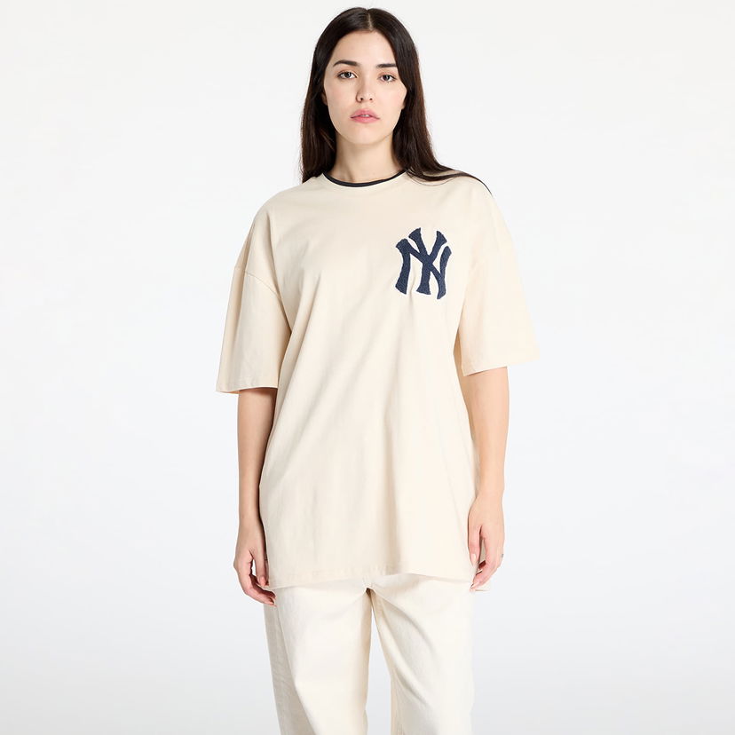 Тениска New Era New York Yankees Print Бежово | 60564866