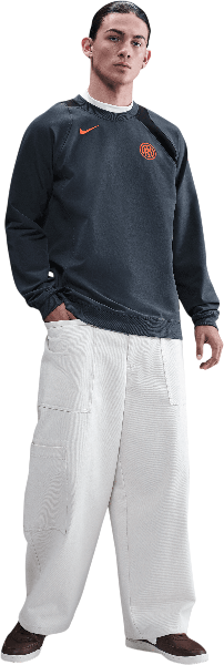 Суитчър Nike Total 90 Inter Milan Soccer Crew-Neck Top Сиво | hq9779-437, 1