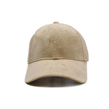 Шапка с козирка New Era MLB Diamante Velour 9FORTY NY Yankees Adjustable Hat Бежово | 60595352, 1