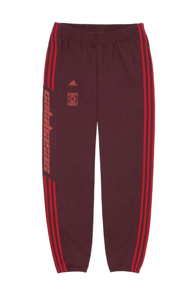 Спортни панталони adidas Originals Yeezy Calabasas x Track Pants Бургунди | CV7905, 0