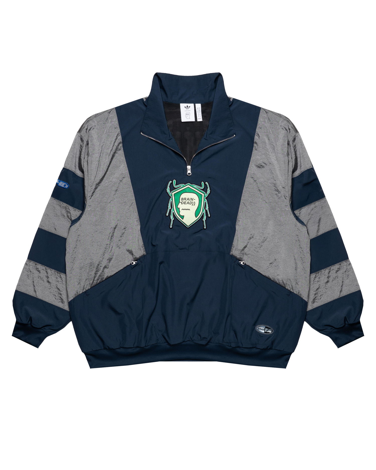 Ветровка adidas Originals Brain Dead Color-Blocked Half-Zip Track Top Многоцветен | JZ1055, 0