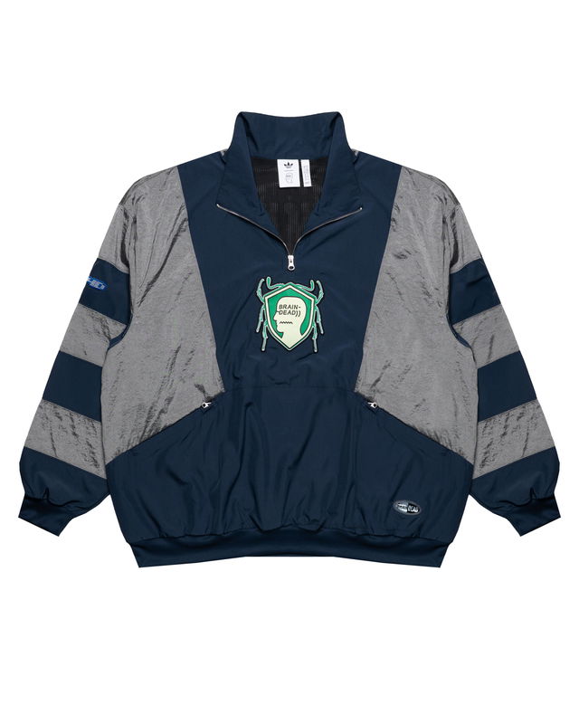 Brain Dead Color-Blocked Half-Zip Track Top