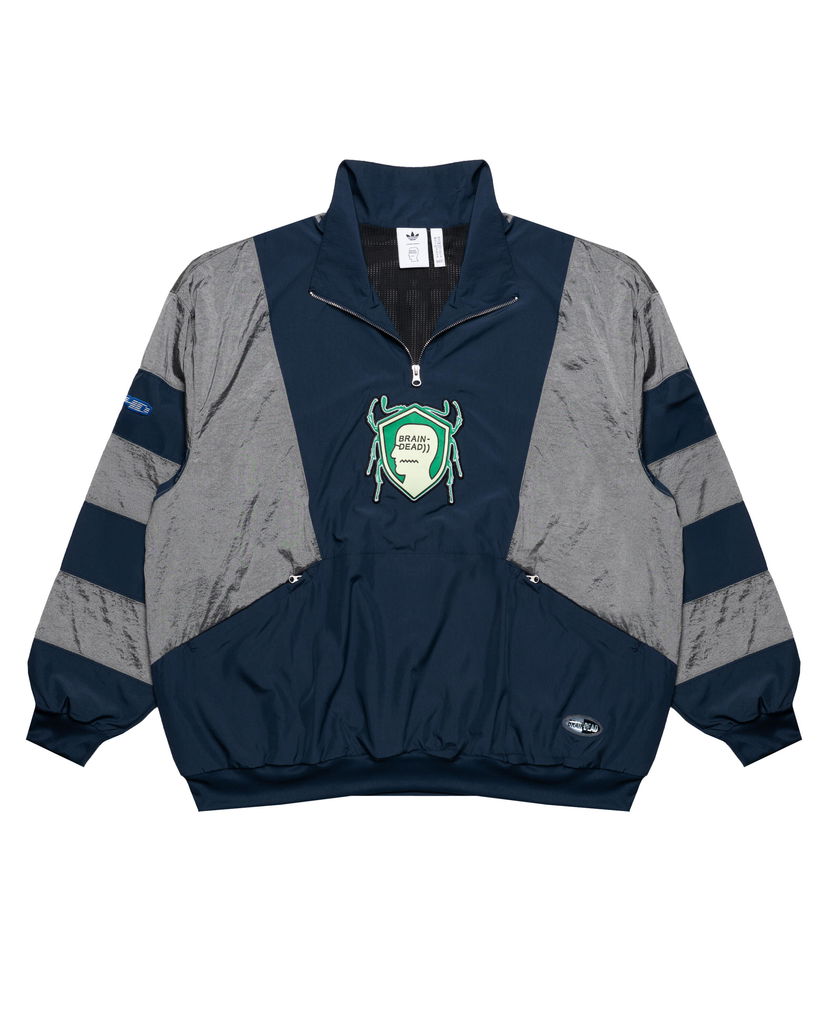Ветровка adidas Originals Brain Dead Color-Blocked Half-Zip Track Top Многоцветен | JZ1055