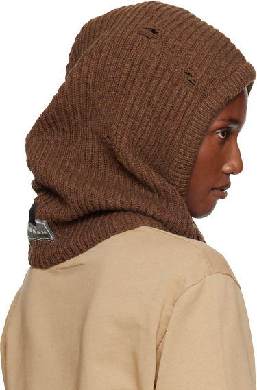 Шапка Maison Margiela MM6 Maison Margiela Knit Wool Hood Бежово | S52TB0008 M13138, 4