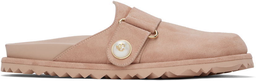 Облекло Jimmy Choo Jimmy Choo Fayence Suede Mules Розово | FAYENCE MULE