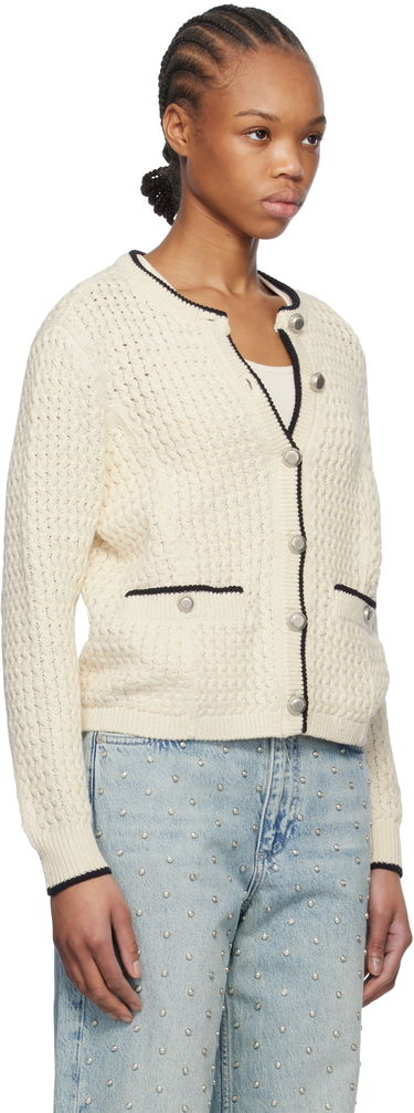 Пуловер rag & bone Rag & Bone Daria Knit Cardigan Тъмно синьо | WAS24P045SD45, 4