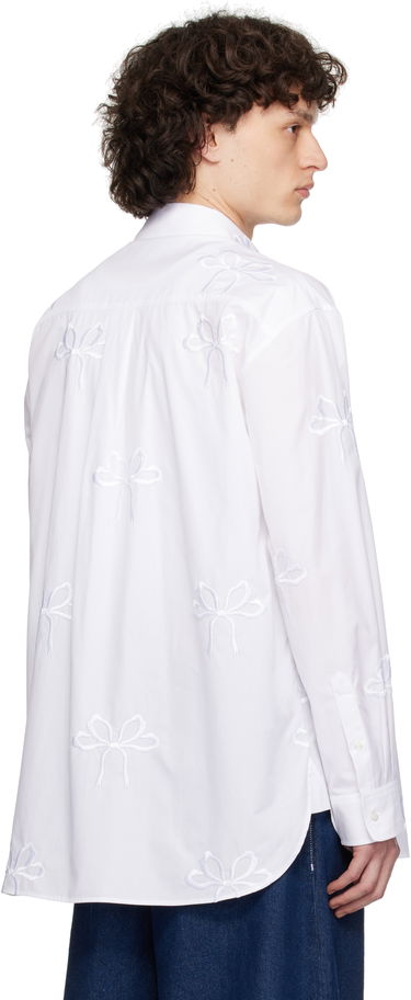 Риза Simone Rocha Simone Rocha Cotton Bow Easy Shirt Бяло | 5185 1051, 2