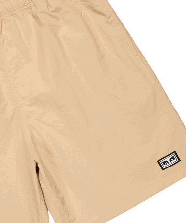 Къси панталони OBEY Obey Easy Eyes Nylon Shorts Бежово | 172120100-crm, 2