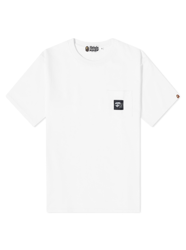 Тениска BAPE Label Pocket T-Shirt Бяло | 001CSJ801009M-WHT