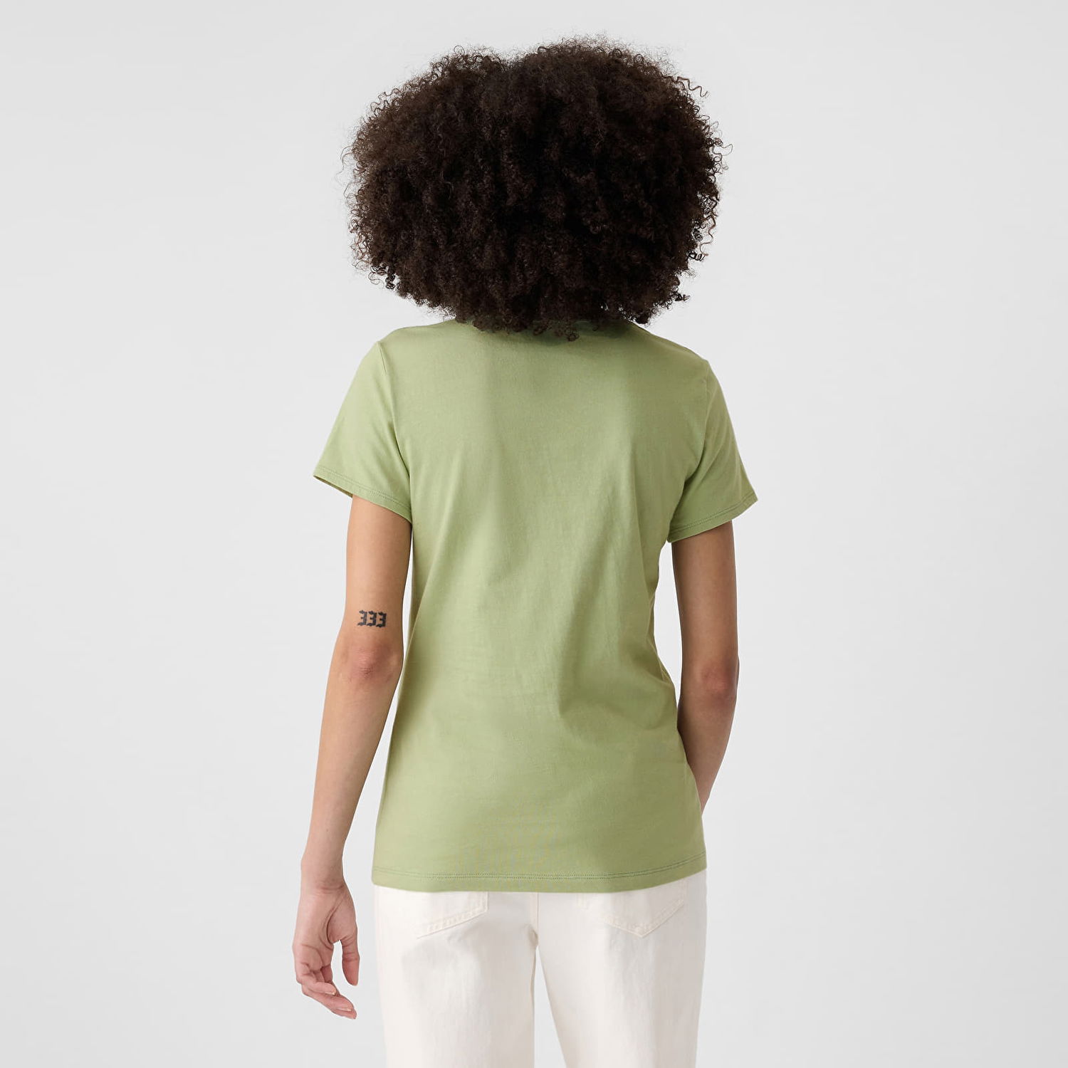 Тениска GAP T-shirt Logo Shortleeve Tee Desert Sage XS Бежово | 417797-14, 1
