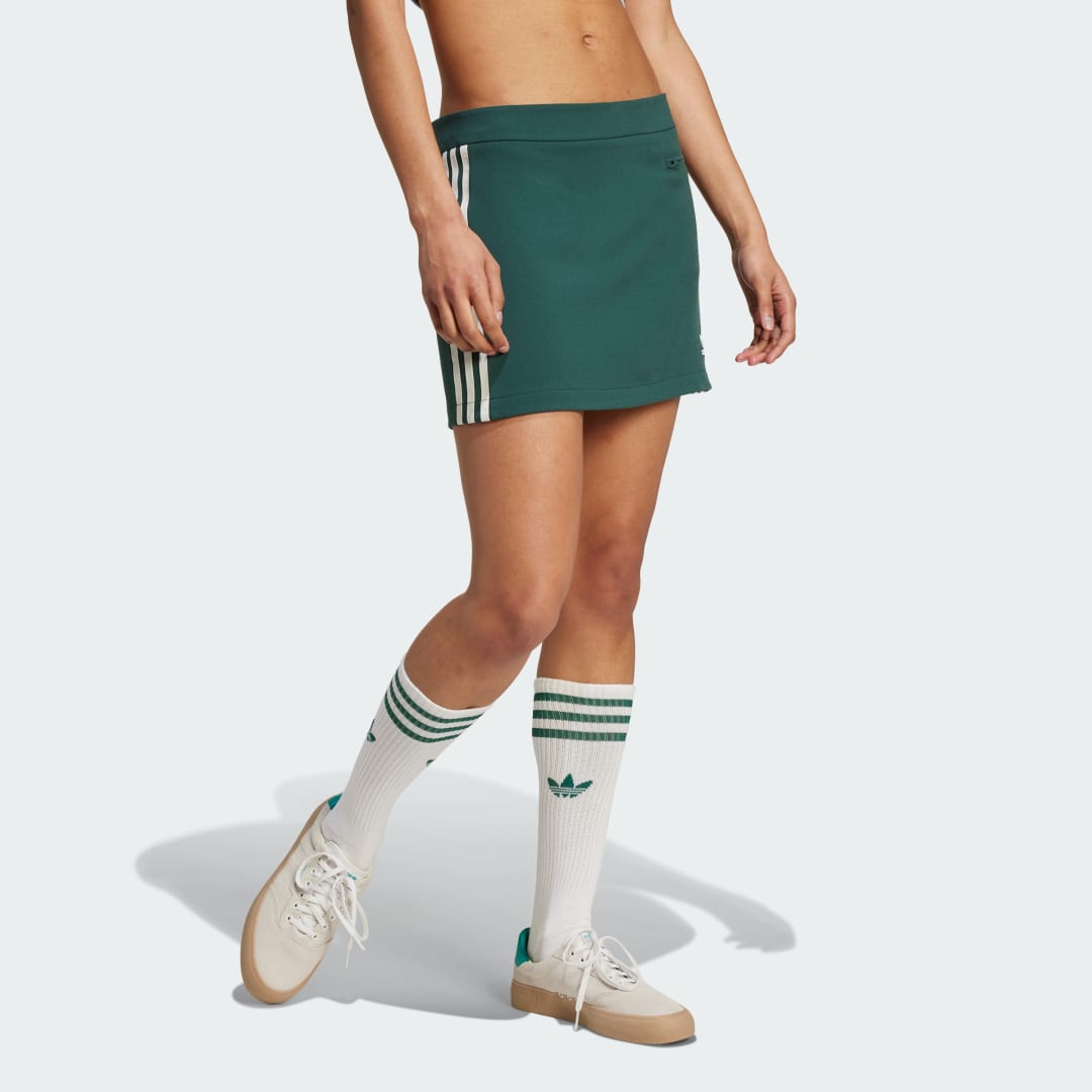 Пола adidas Originals Premium Originals Crepe Skirt Зелено | JF3730, 0