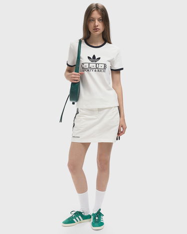 Пола adidas Originals Sporty & Rich Skort Бяло | JL7194, 2