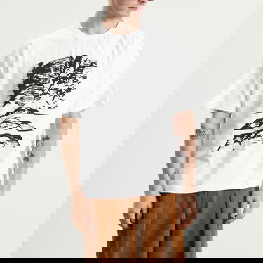 Тениска YMC YMC Triple Mountains T-Shirt, Size Small Бяло | P6ZAE-10, 2