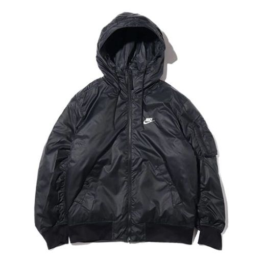 Яке бомбър Nike Sportswear Windrunner Hooded Jacket Черно | CJ4378-010