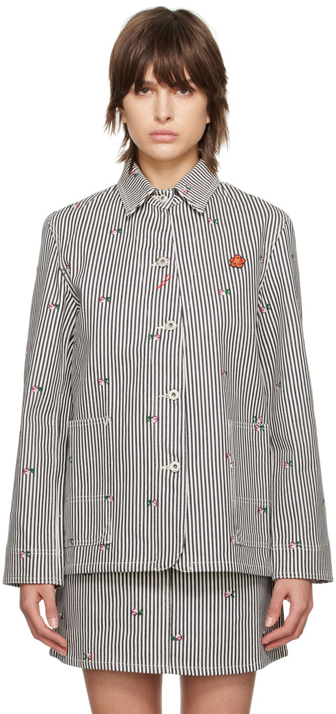 Яке KENZO Paris ' Pixel' Denim Сиво | FD52DV2326J1, 0