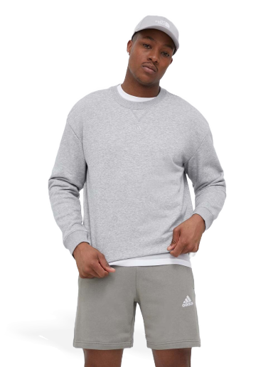 Суитчър adidas Originals ALL SZN Fleece Sweatshirt Сиво | IC9806