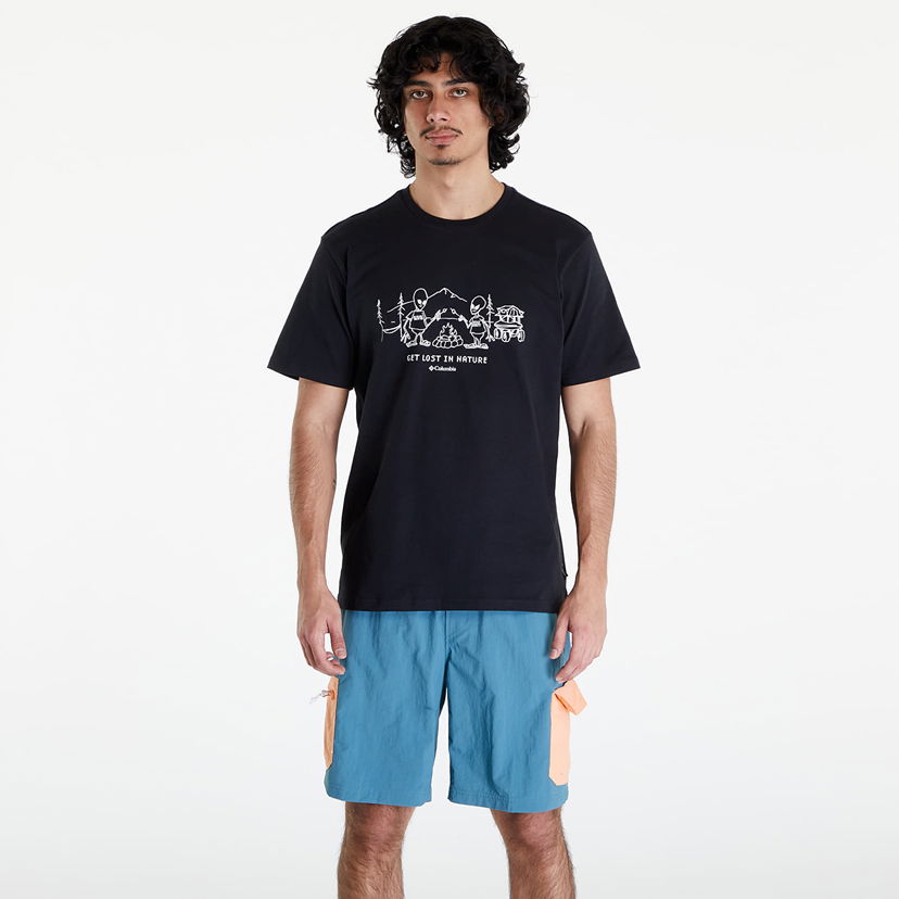 Тениска Columbia Explorers Canyon™ Short Sleeve Tee Черно | 2036441011